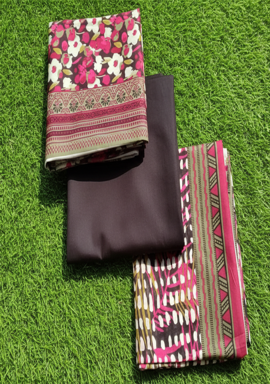 Sapphire Printed Premium Lawn 3pc D9