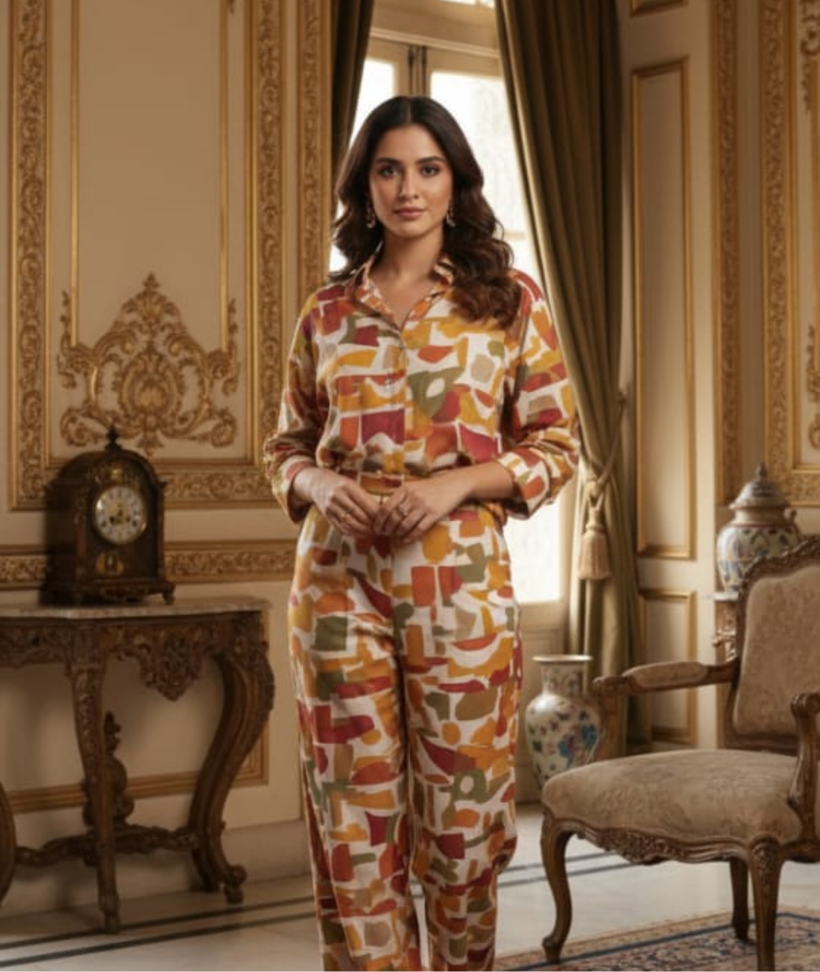 Sabeen Printed Allover Khaddar 2pc D02