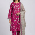 Bin Saeed Luxury Lawn 3Pc Suit Vol-1 D2