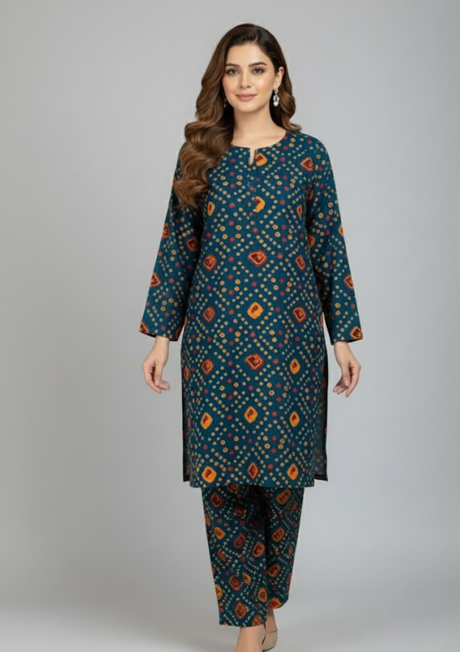 Sabeen Banadora Allover Linen 2pc D42