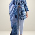 Saya Printed Cotton Khaddar 3pc D2