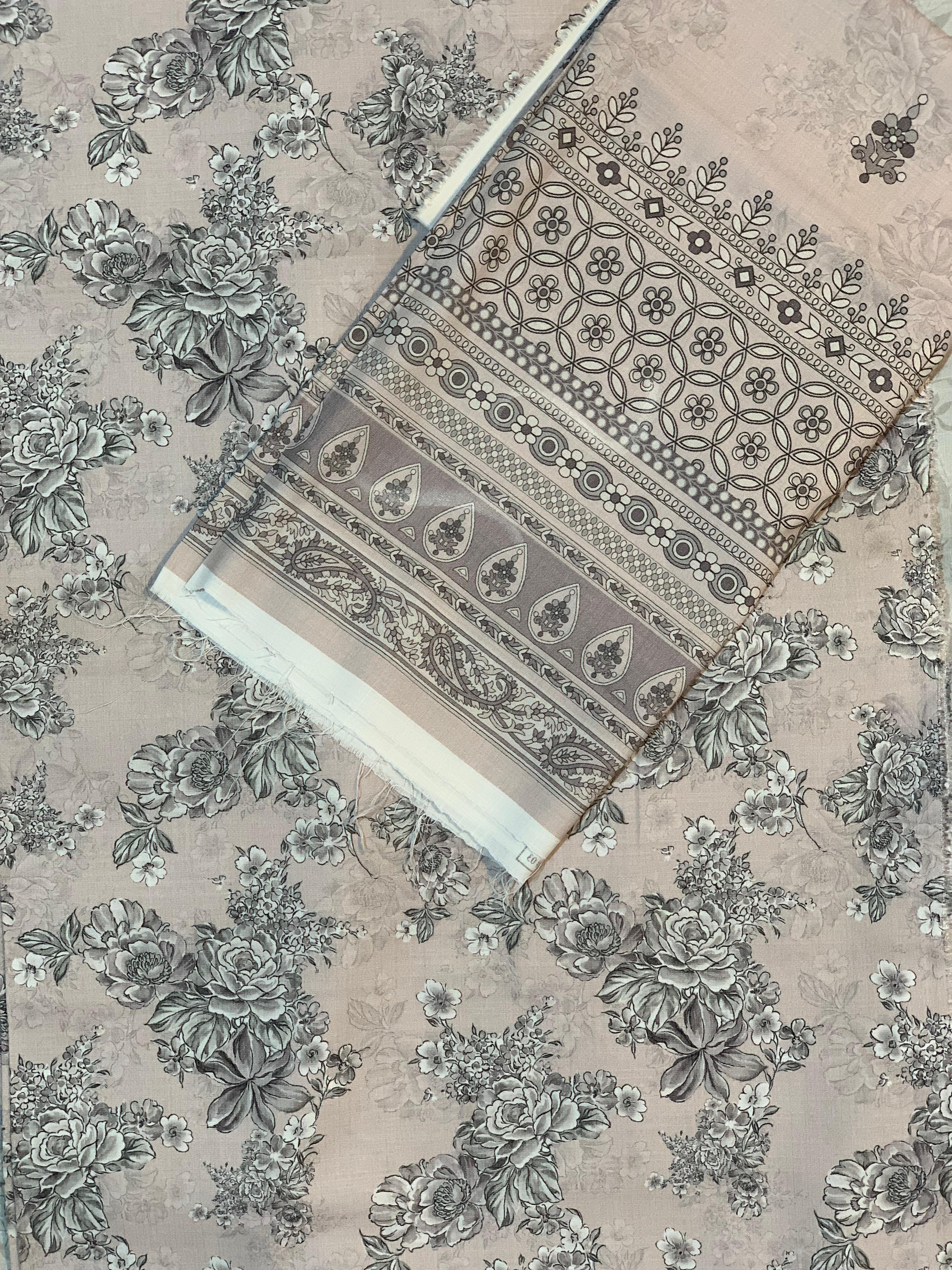 Bin Inam Mother Collection Printed Dhanak 3pc D2