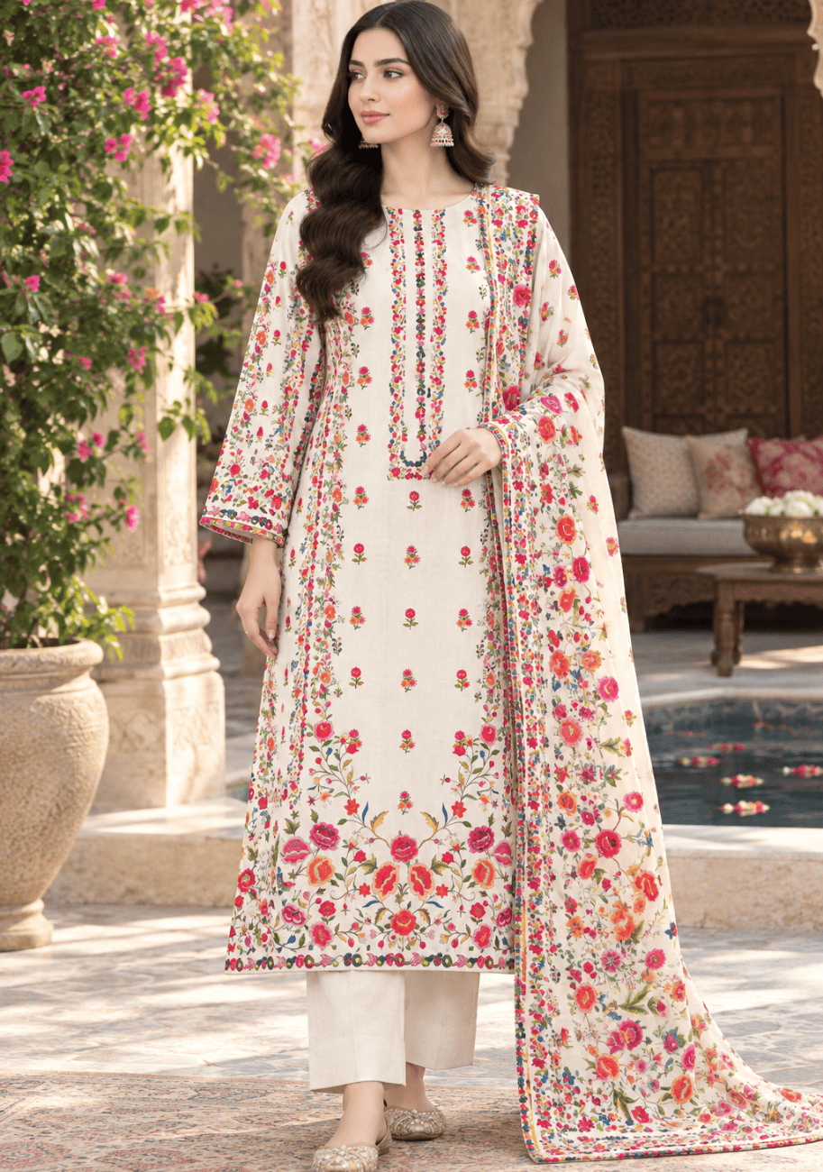 FIVE STAR Moonsoon Printed Lilen 3PC-V1-D16