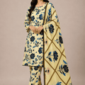 Bin Inam Zee Fashion Doriya Linen Allover 3pc v2-D7
