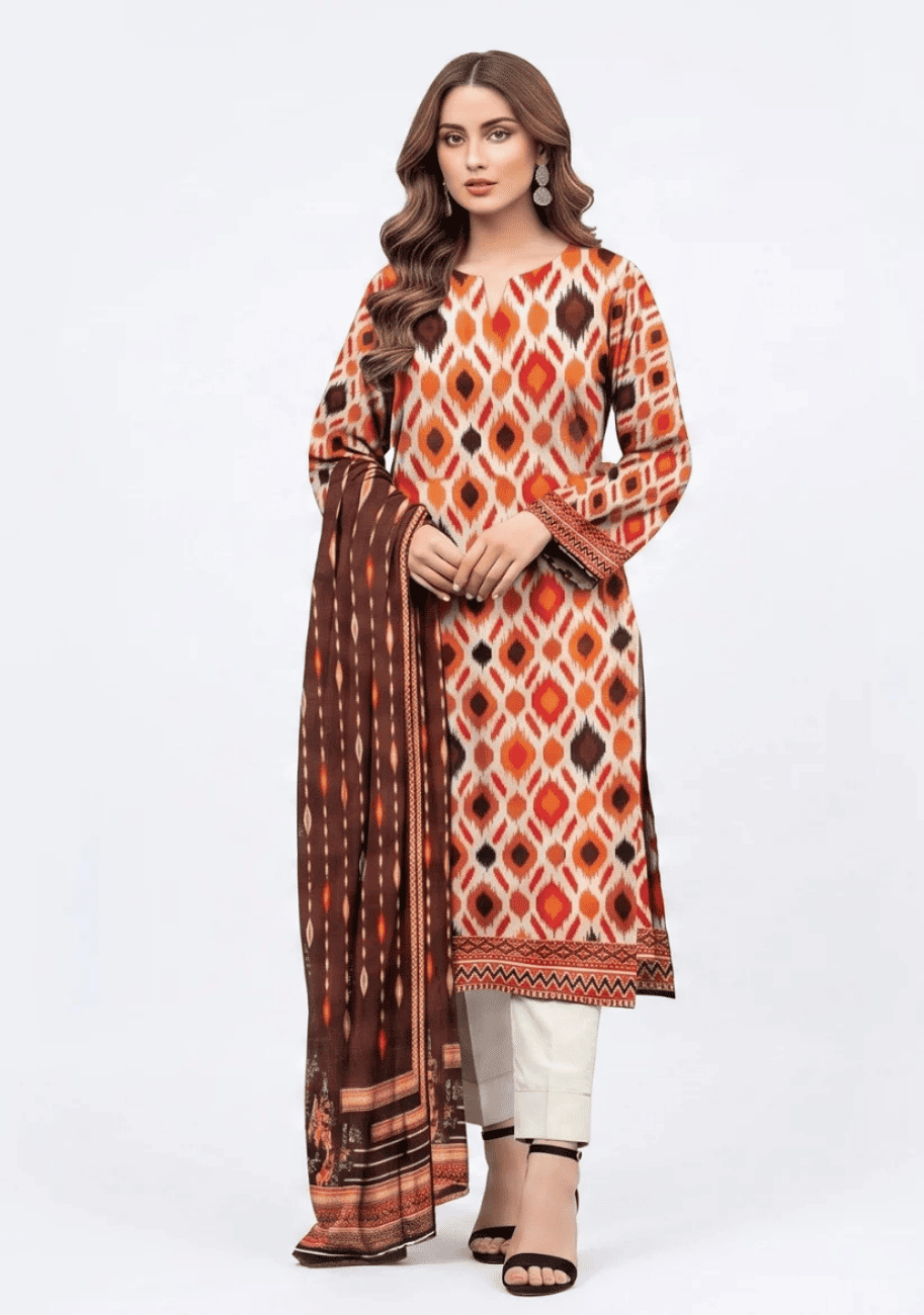 Bin Inam By Jubilee Luxury Printed Summer Lawn 3pc-v7-D13