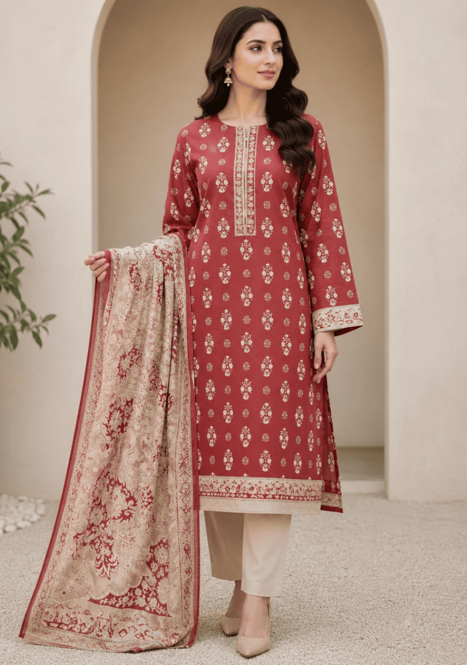 Nishat Luxury Printed Lawn 3pc Vol.4.D4