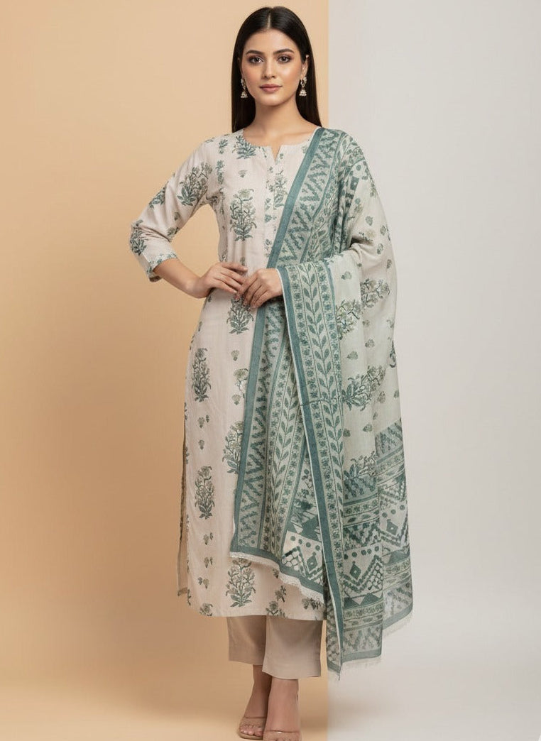 J. Luxury Printed Lawn 3pc Vol-3.D3