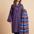 Alkaram Printed Luxury Lawn Shirt & DupattaD3