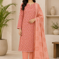 Alkaram Printed Luxury Lawn Shirt & DupattaD13