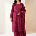 HZ Embroidered Velvet Shawl 3PC Suit Vol.2 D2
