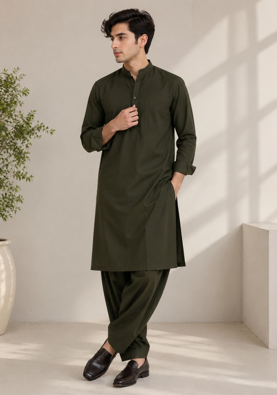 Bin Inam Osco Gents Unstitched Soft Wash N Wear Suit Vol-1-D2