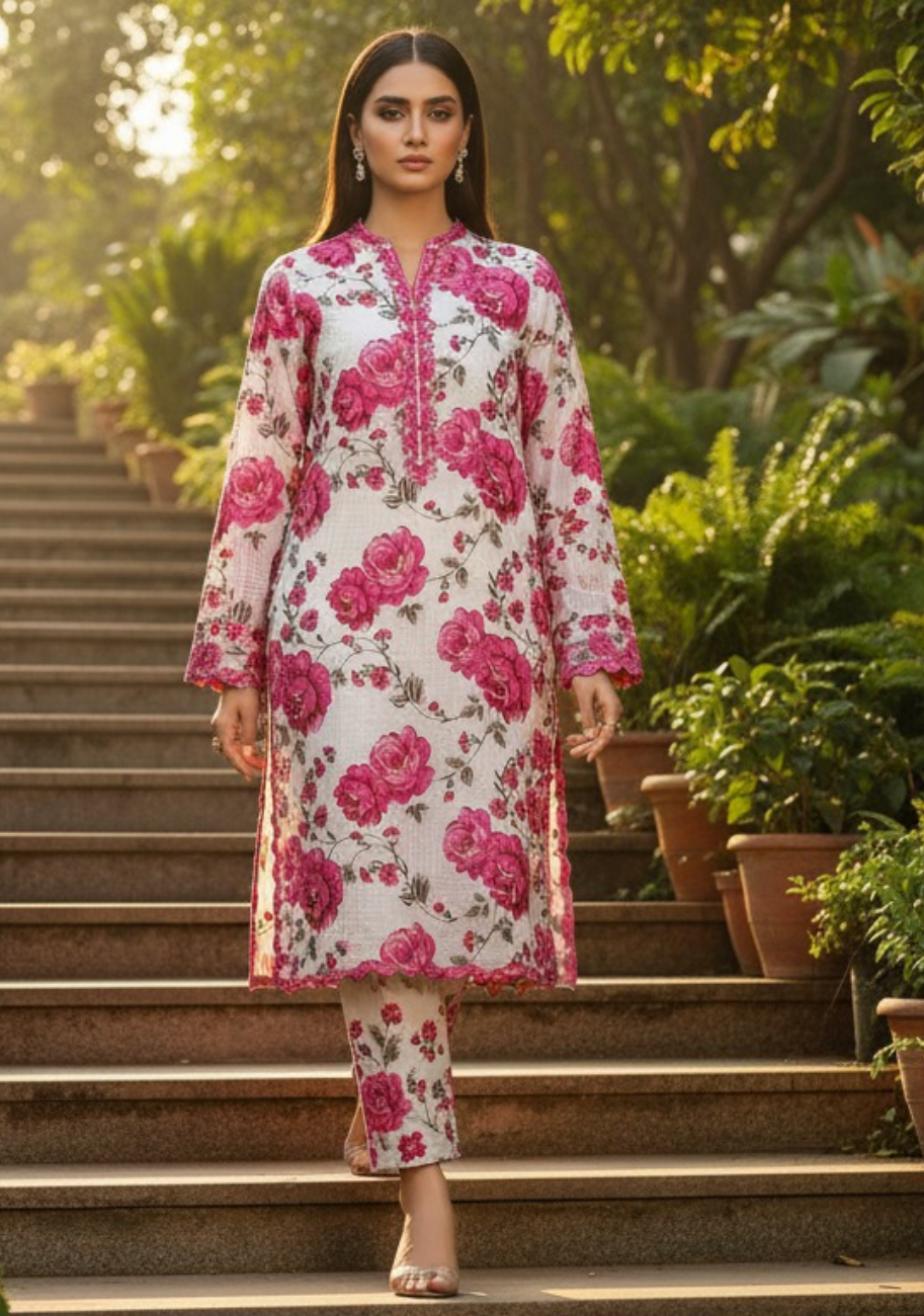 Sabeen Banadora Allover Printed 2pc V3-D2