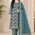 ZAM ZAM Printed Khaddar 3PC-V1-D2