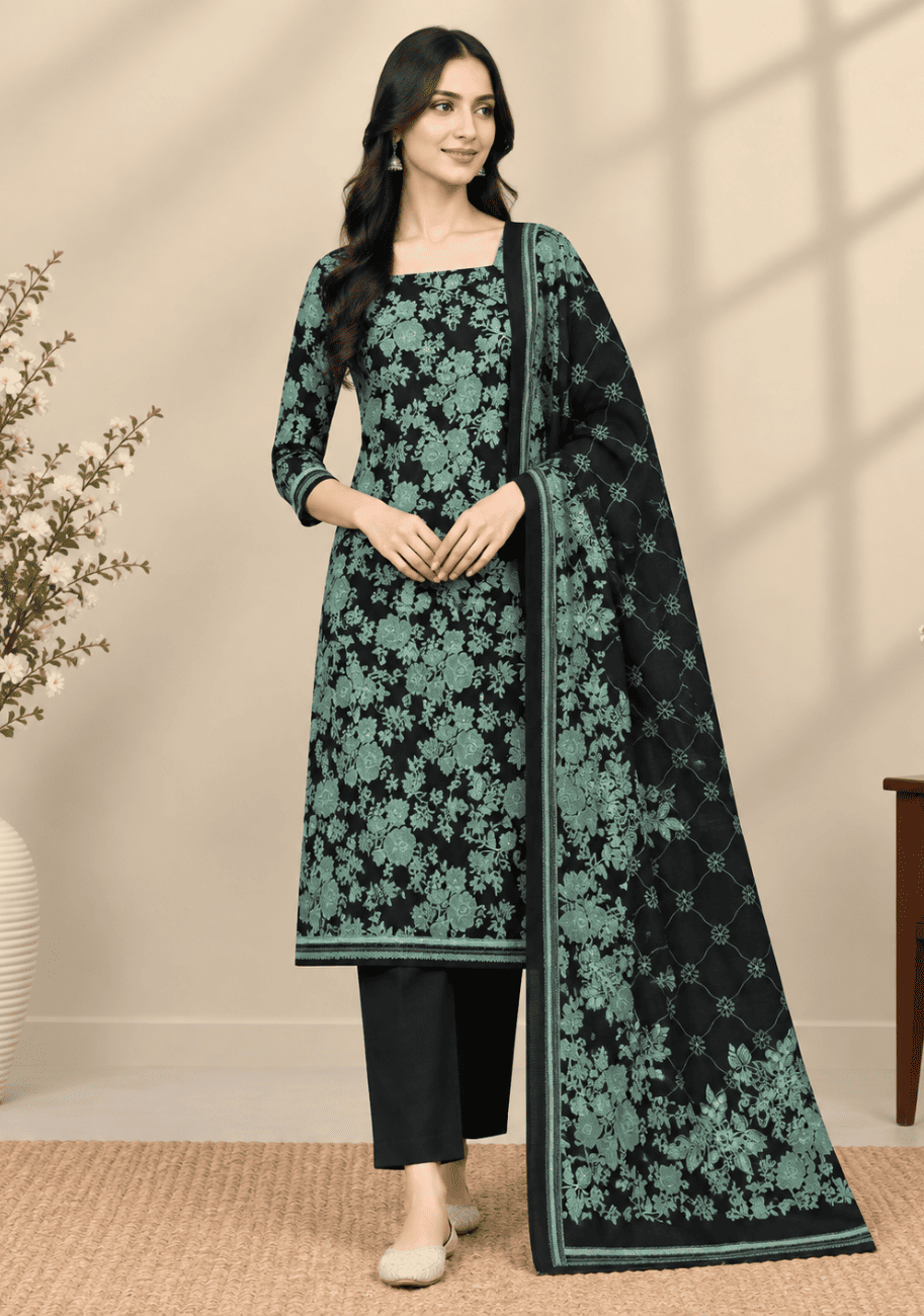 Saya Printed Khaddar 3PC-V1-D2