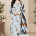 Salina Premium Printed Linen 3PC Luxury Collection V1-D2