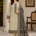 Bin Saeed Luxury Lawn 3Pc Suit Vol-3D2