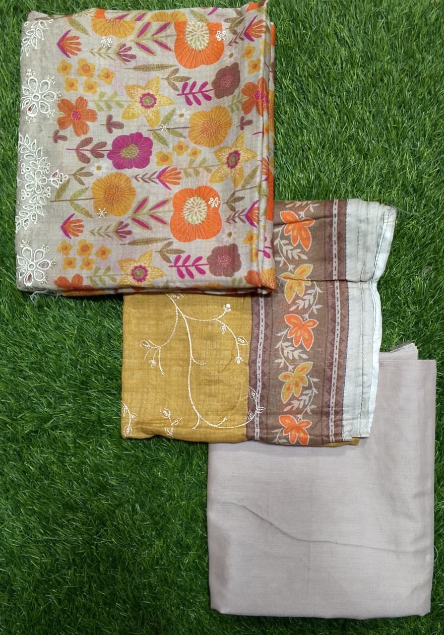 VS-Mariyah Embroidered with Printed Chikankari Dupatta Lawn 3pc D3