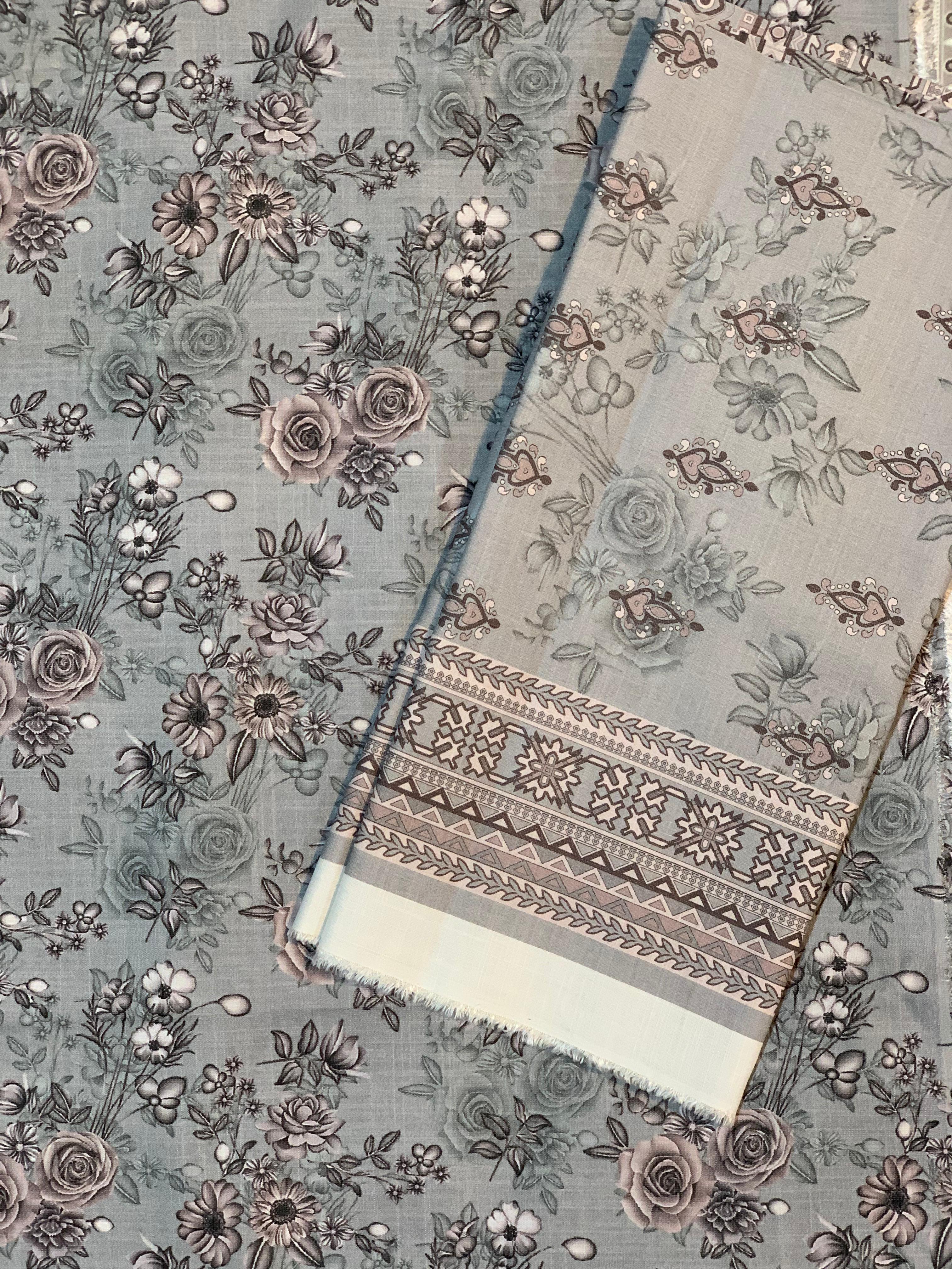 Bin Inam Mother Collection Printed Dhanak 3pc D3