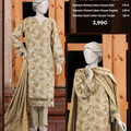 MTJ Luxury Printed Khaddar Viscos 3pc D03