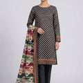 Bin Saeed Luxury Lawn 3Pc Suit Vol-1 D4