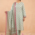 Bin Saeed Luxury Lawn 3Pc Suit Vol-2D4