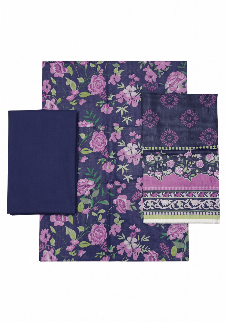 ALKARAM Printed Khaddar 3PC-V1-D2