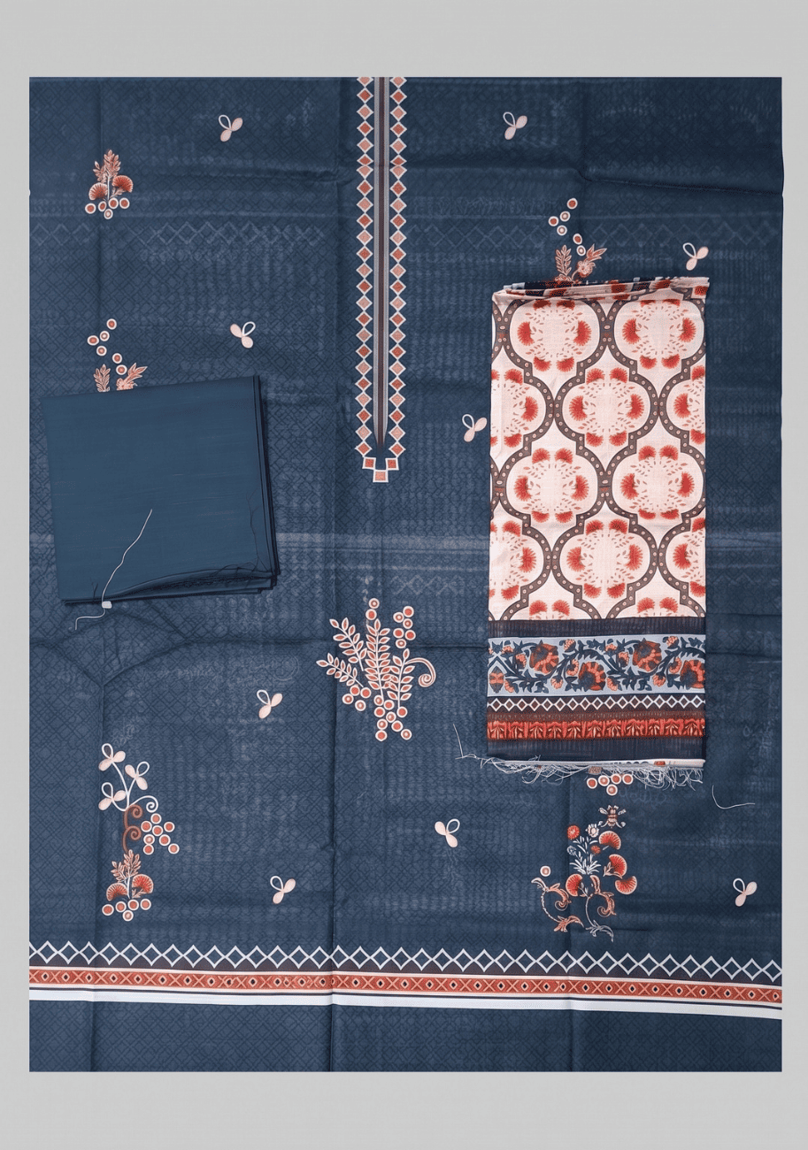 Salina Premium Printed Khaddar 3PC Luxury Collection V2-D2