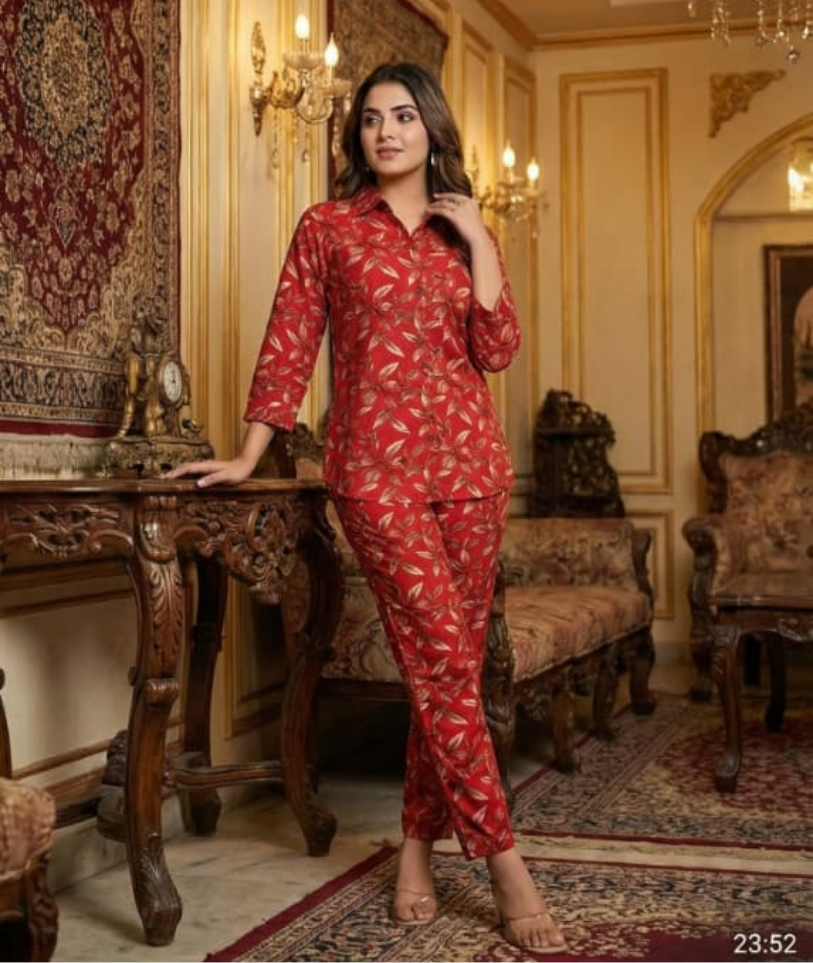 Sabeen Printed Allover Khaddar 2pc D03