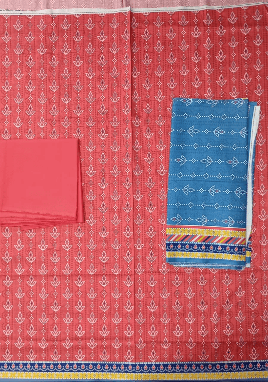 Riwayat Printed Dobby Linen 3pc V1 D2