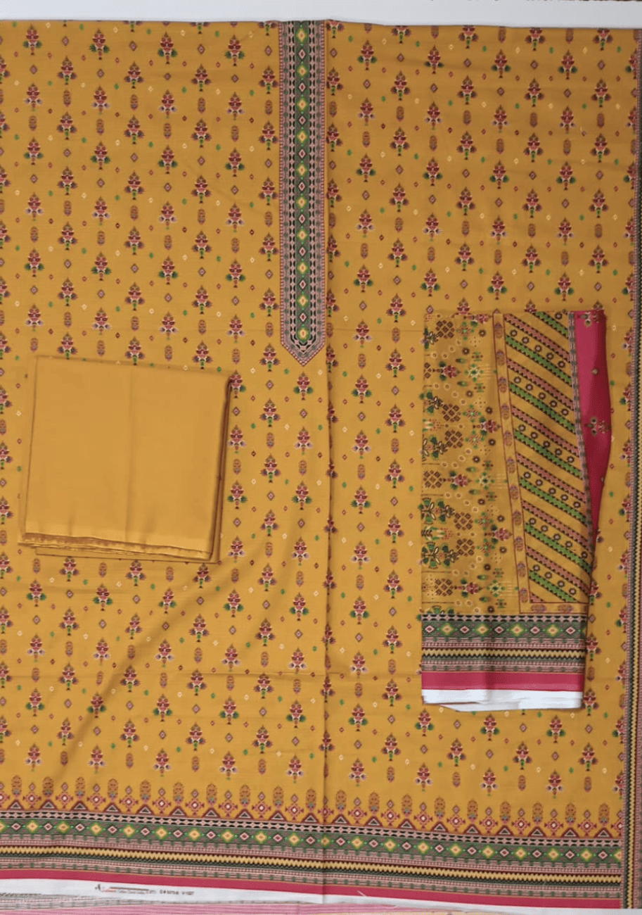 Sabeen Printed Cotton 3PC V3-D2