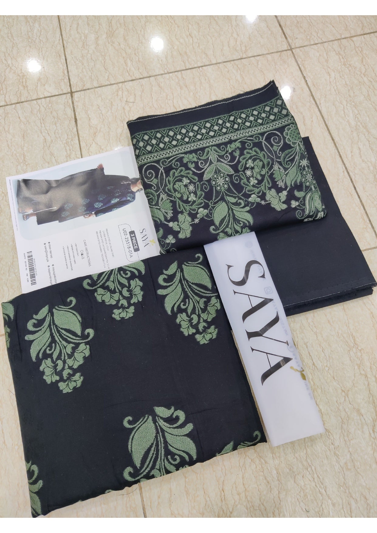 Saya Premium Jacquard 3pc D4