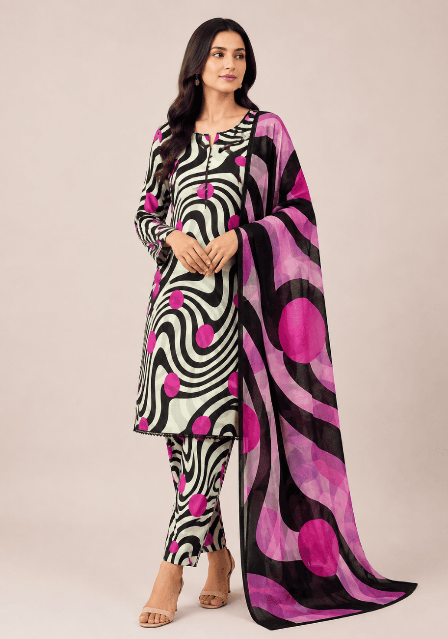 Bin Inam Zee Fashion Doriya Allover 3pc-v1-D4
