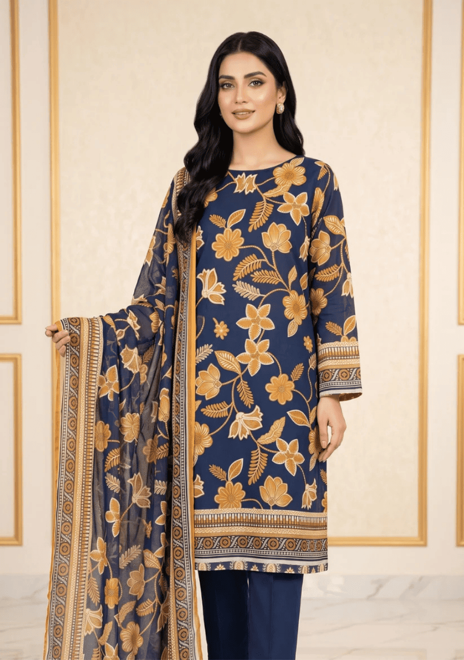 Bin Inam By Jubilee Luxury Printed Summer Lawn 3pc-v6-D11