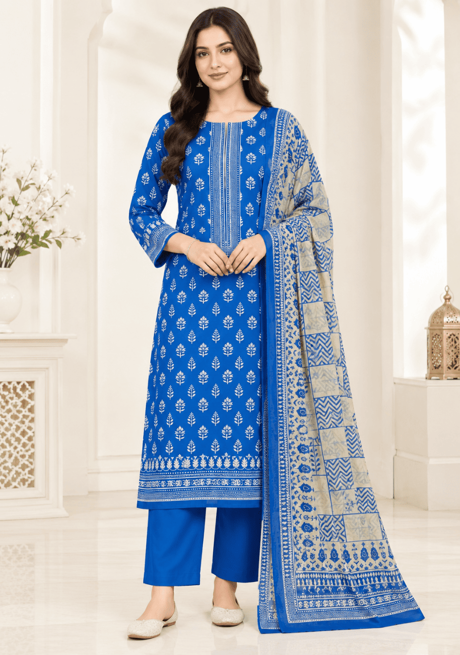Sabeen Printed Cotton 3PC-V2-D3