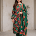 Bin Inam Jubilee Printed Linen 3pc V1 D3