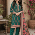Alkaram Luxury Lawn 3Pc Suit Vol-3 D3