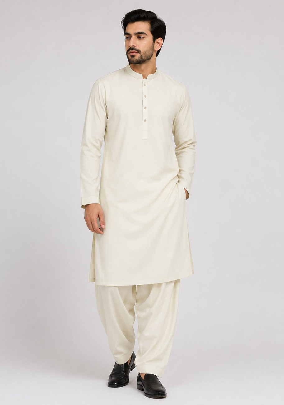 Bin Inam Burak Gents Unstitched Soft Wash N Wear Suit Vol-1-D3