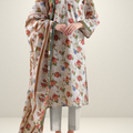Saya Printed Cotton Khaddar 3pc D5