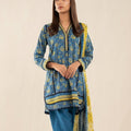 Alkaram Printed Luxury Lawn Shirt & DupattaD5