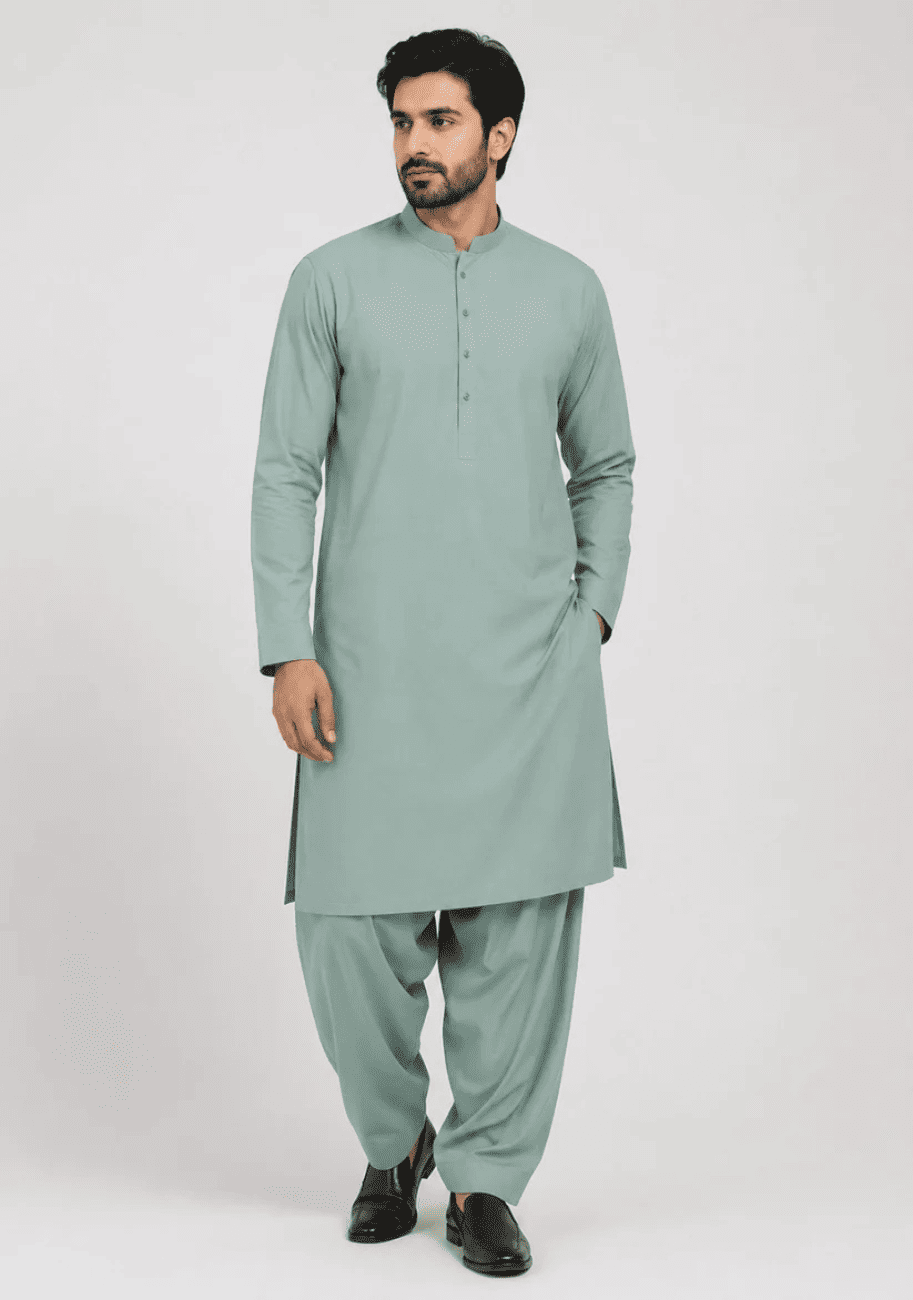 Bin Inam Burak Gents Unstitched Soft Wash N Wear Suit Vol-1-D2