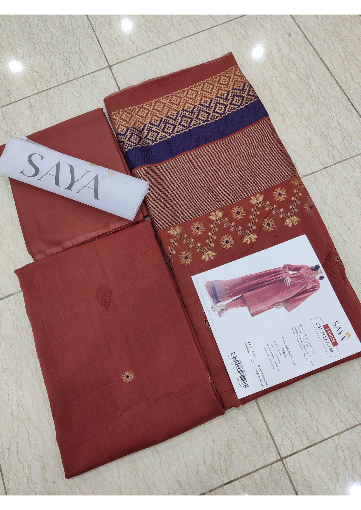Saya Premium Jacquard 3pc D5