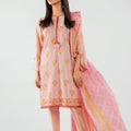 Alkaram Printed Luxury Lawn Shirt & DupattaD15