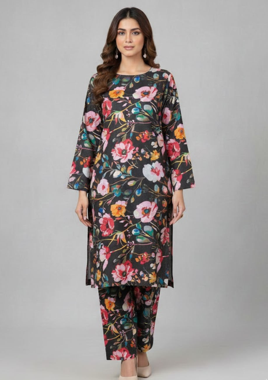 Sabeen Banadora Allover Linen 2pc D46