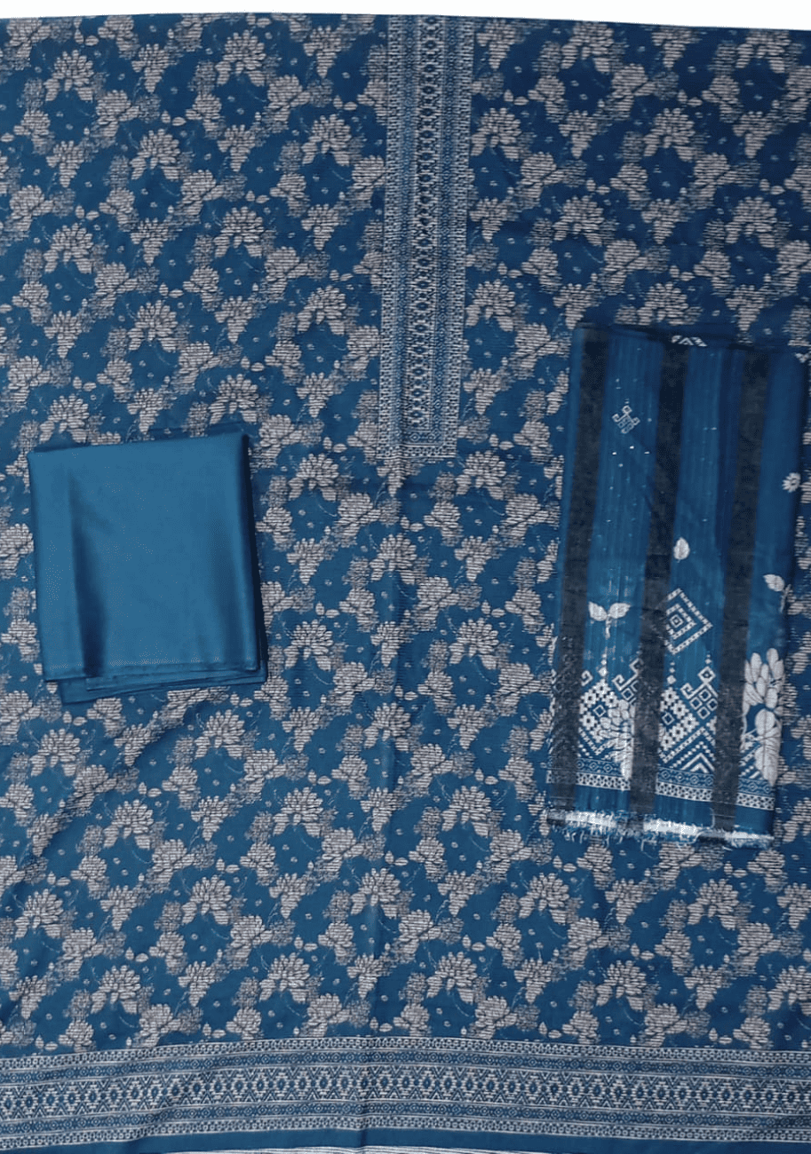 FIVE STAR Dhanak Velvet Stripe 3PC V4-D3
