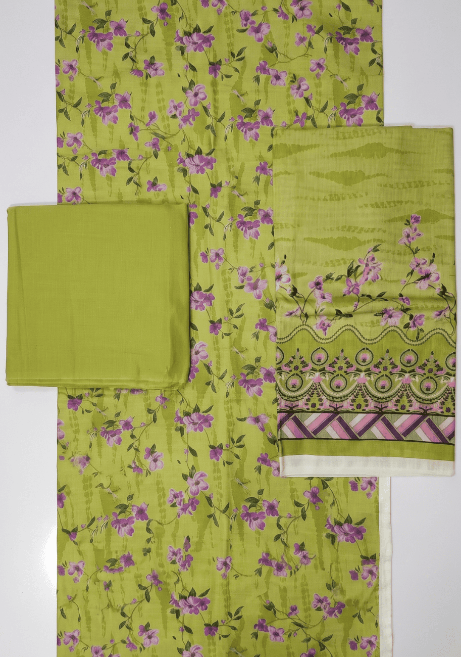 ALKARAM Printed Khaddar 3PC-V1-D3