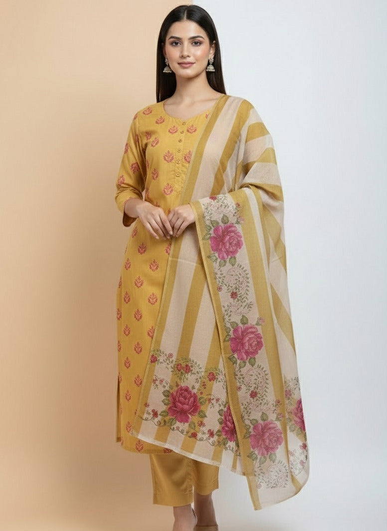 J. Luxury Printed Lawn 3pc Vol-3.D6