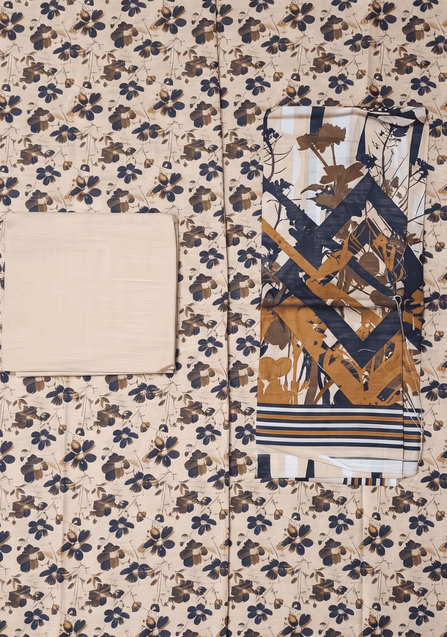 Salina Premium Printed Khaddar 3PC Luxury Collection V2-D3