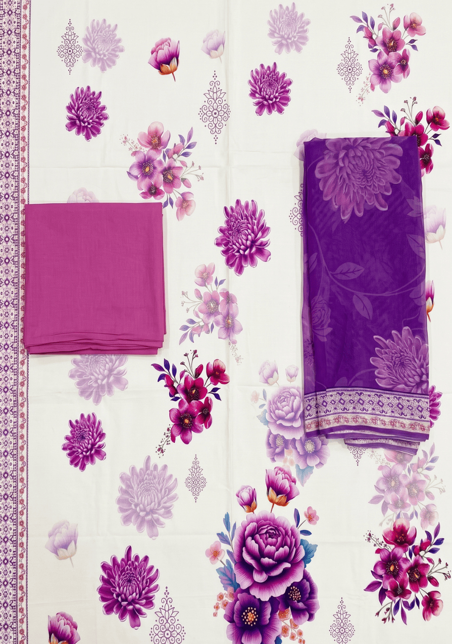 Sabeen Chamki Printed Lilen 3PC-V1-D3