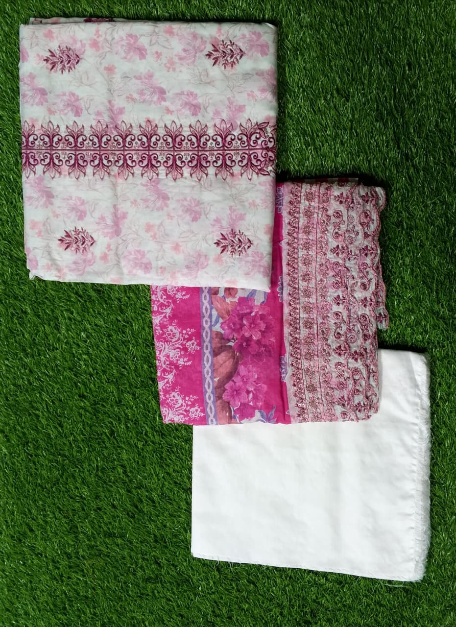 Salina Cutwork Premium Embroidered Lawn 3pc D7