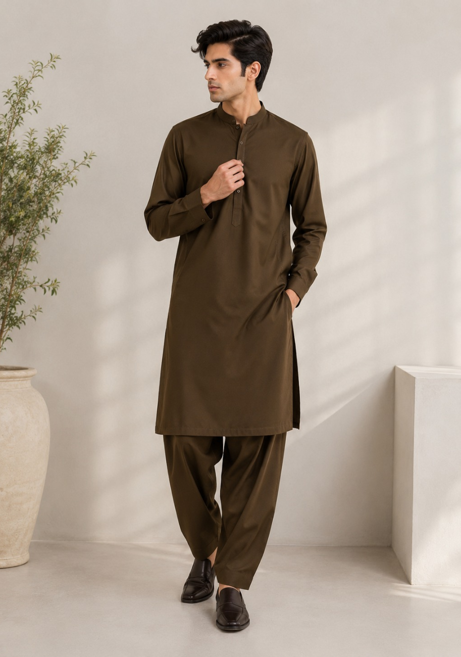 Bin Inam Osco Gents Unstitched Soft Wash N Wear Suit Vol-1-D4